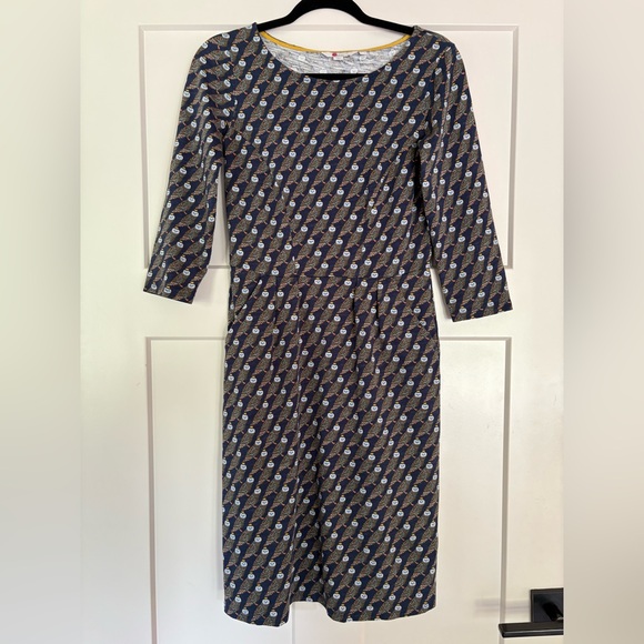 Boden Navy and White Owl Pattern dress - Picture 7 of 8